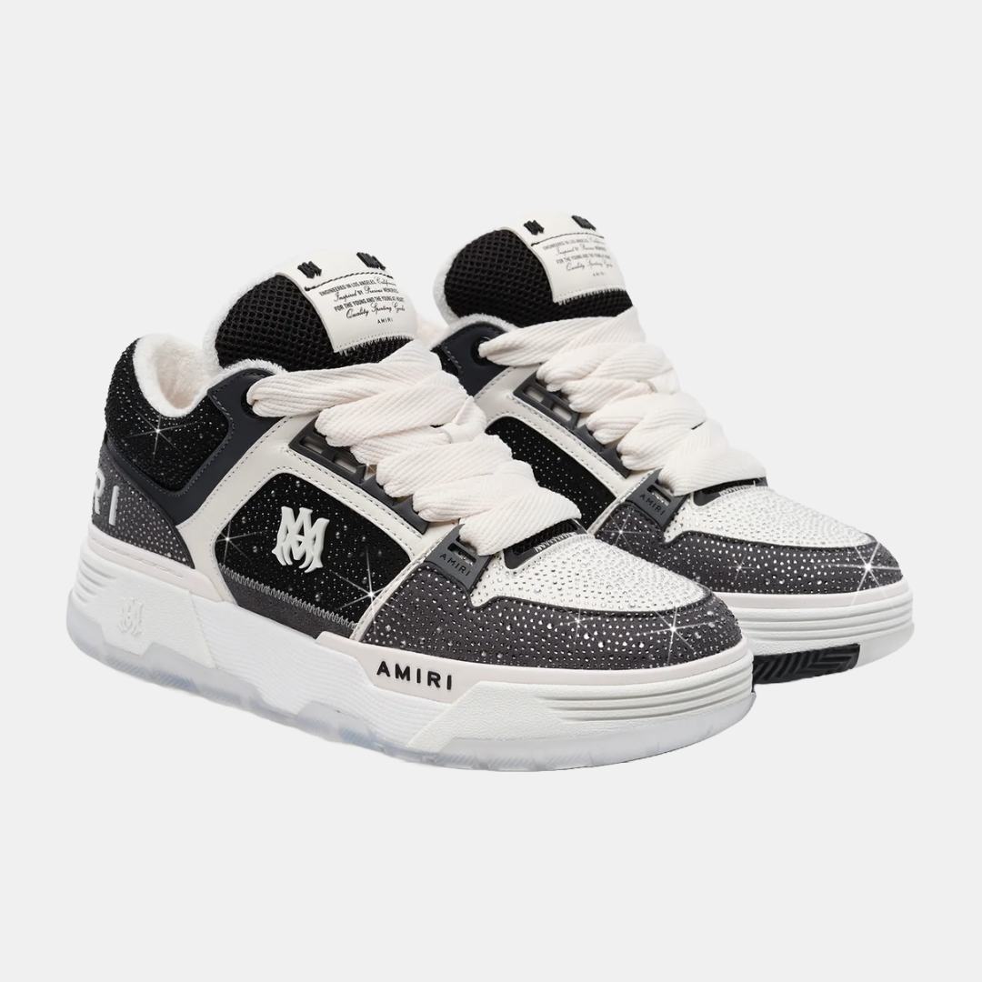 Amiri Crystal MA-1 Black & White