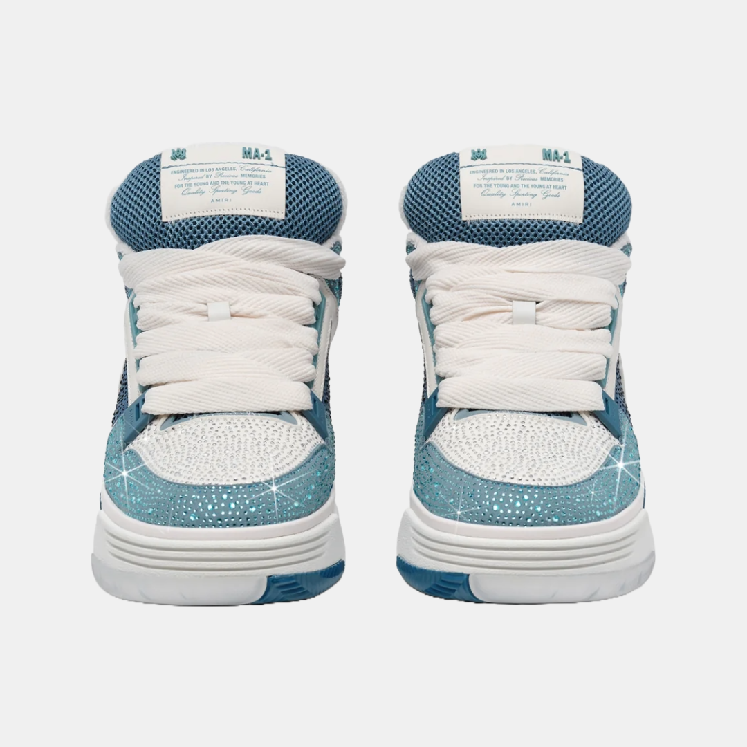 Amiri Crystal MA-1 Blue