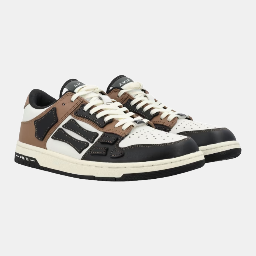 Amiri Skell Top Low Bicolor Brown