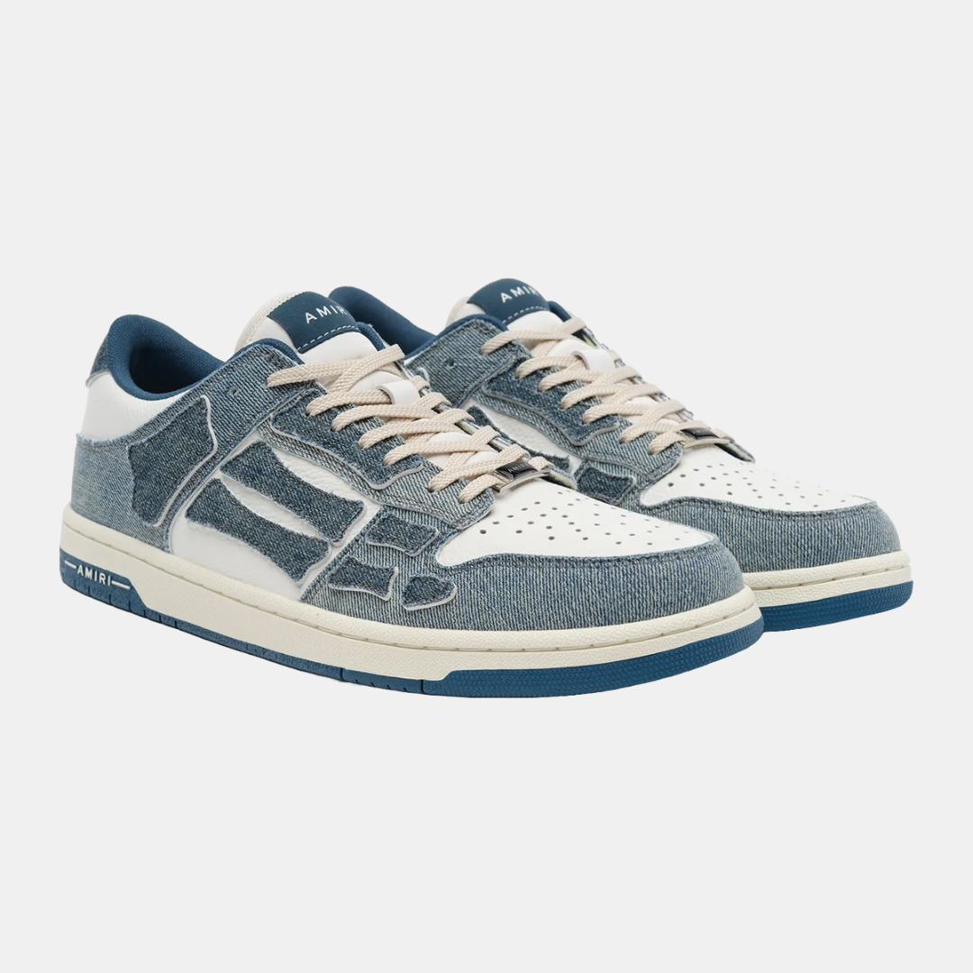 Amiri Skell Top Low Blue Denim