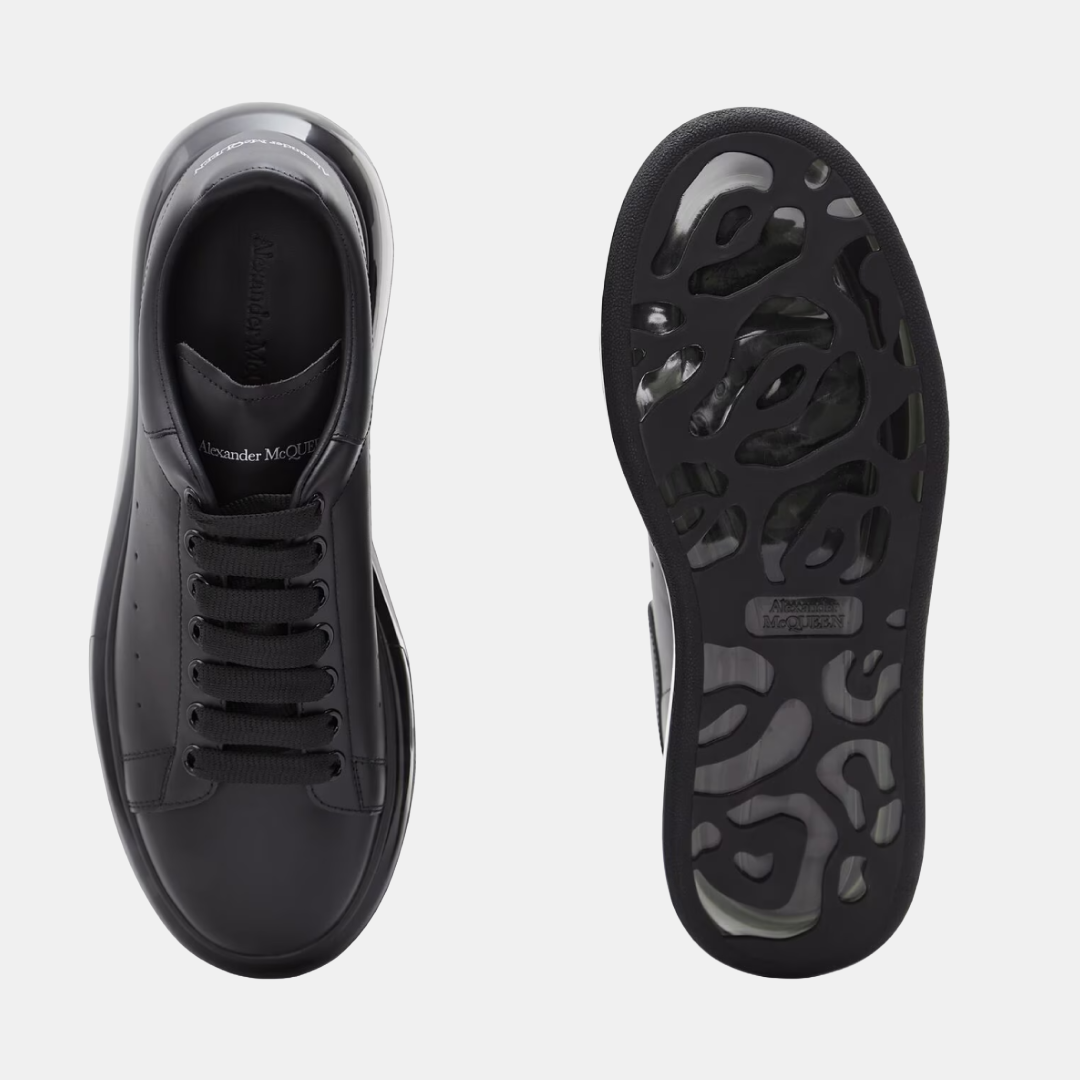 McQueen Oversized Full Black Transaprent