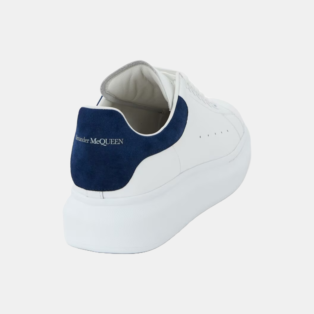McQueen Oversized White & Blue