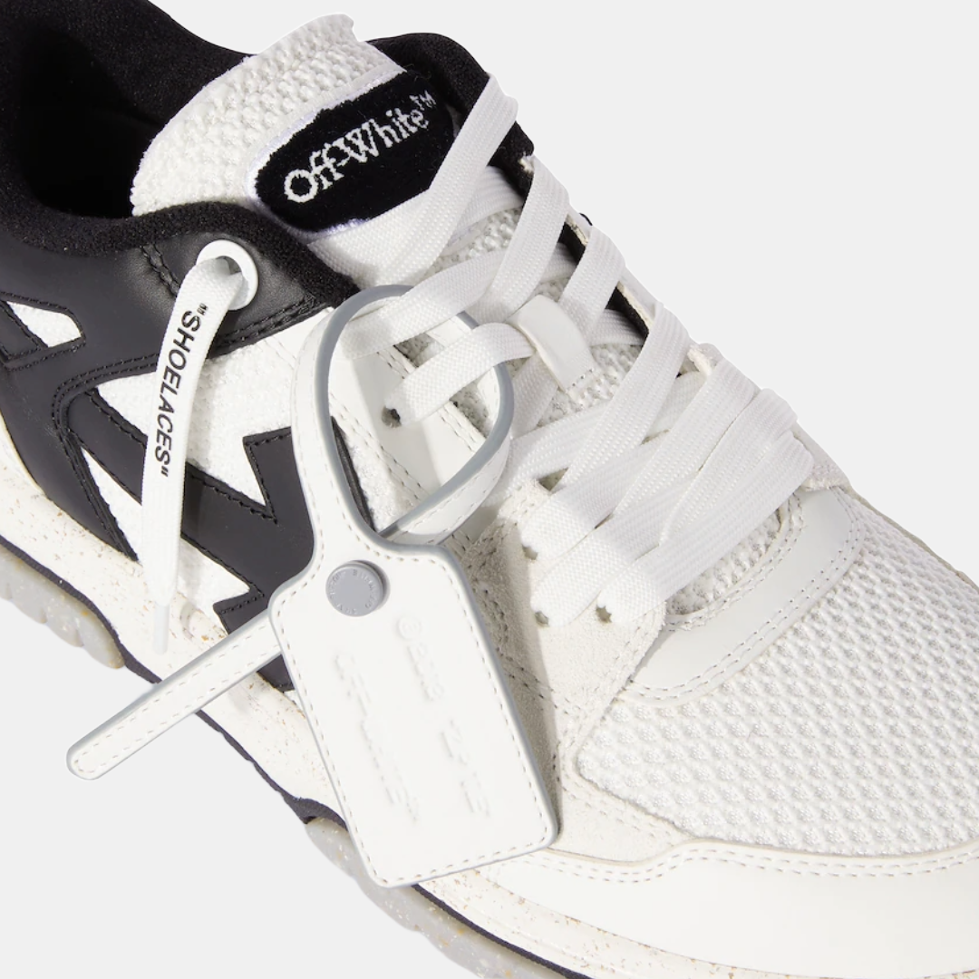 Off White Out Of Office Black & White Toe