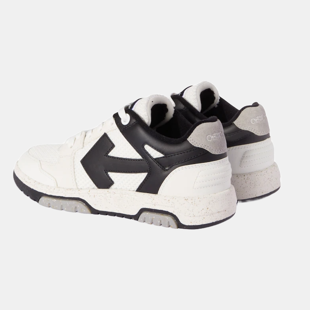 Off White Out Of Office Black & White Toe