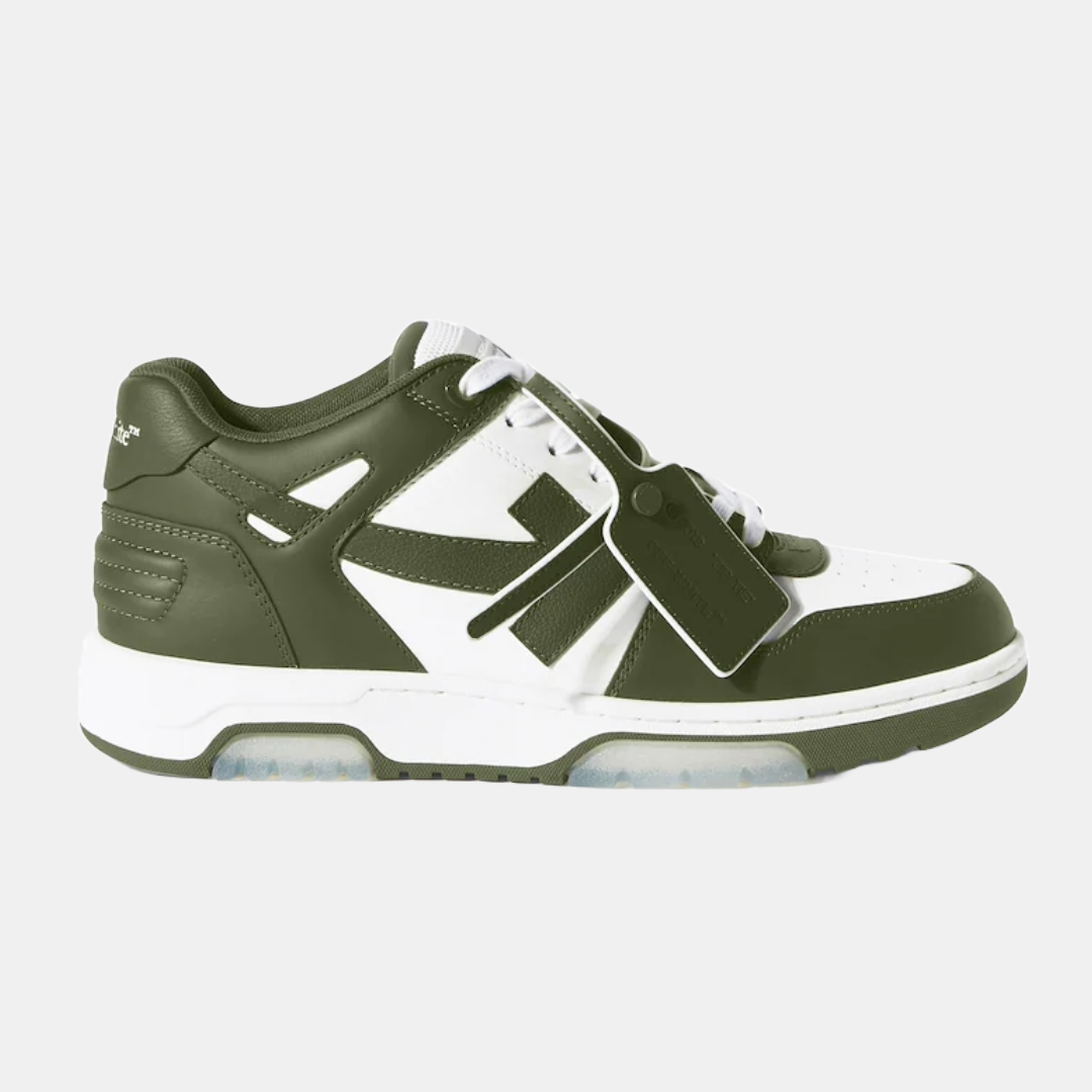 Off White Out Of Office Olive & White