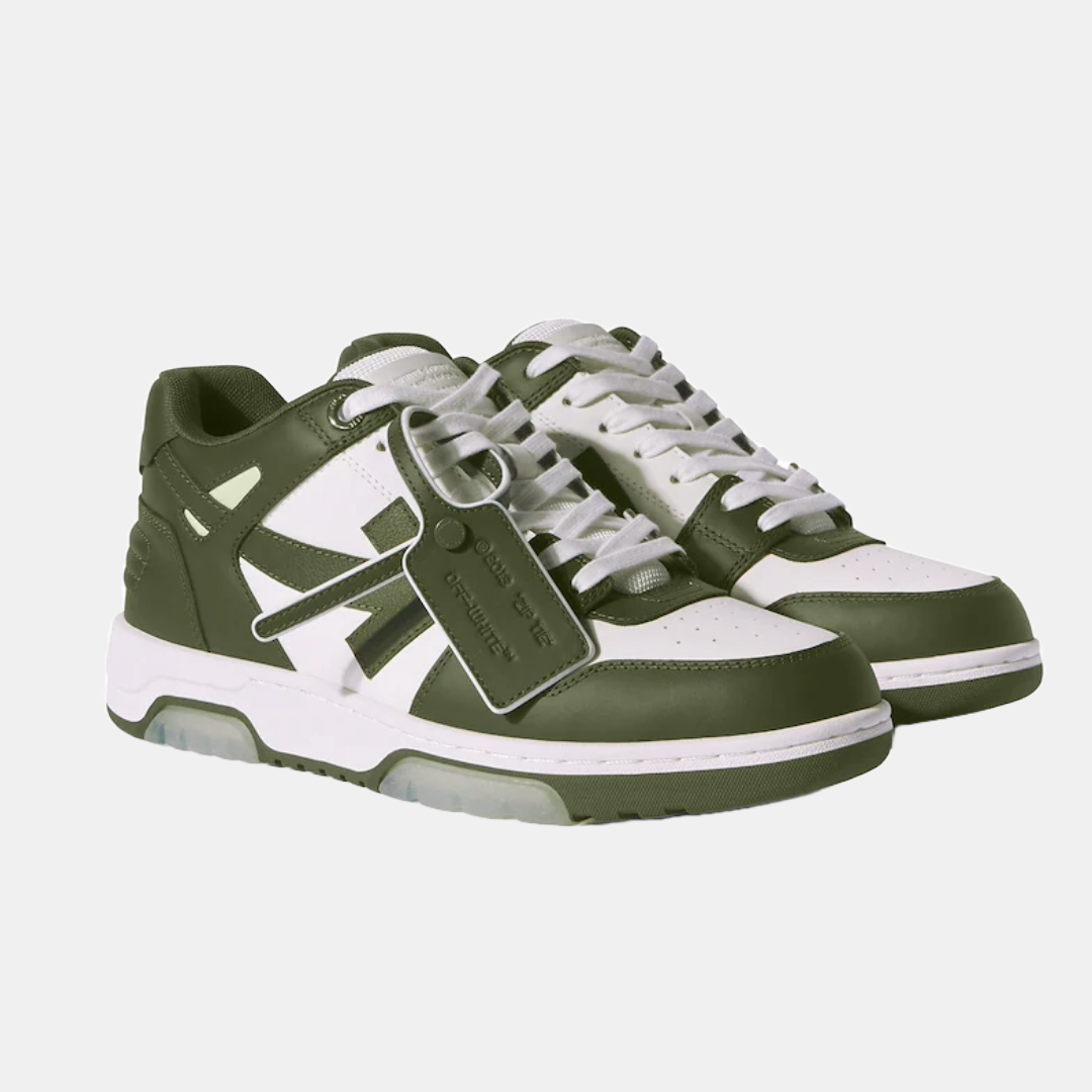 Off White Out Of Office Olive & White