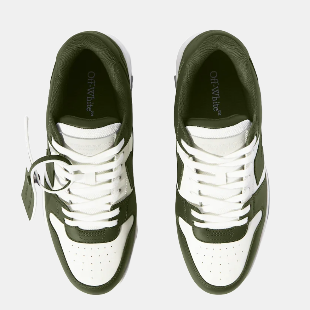Off White Out Of Office Olive & White