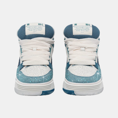 Amiri Crystal MA-1 Blue