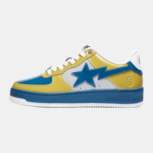 Bape Sta White & Blue & Yellow