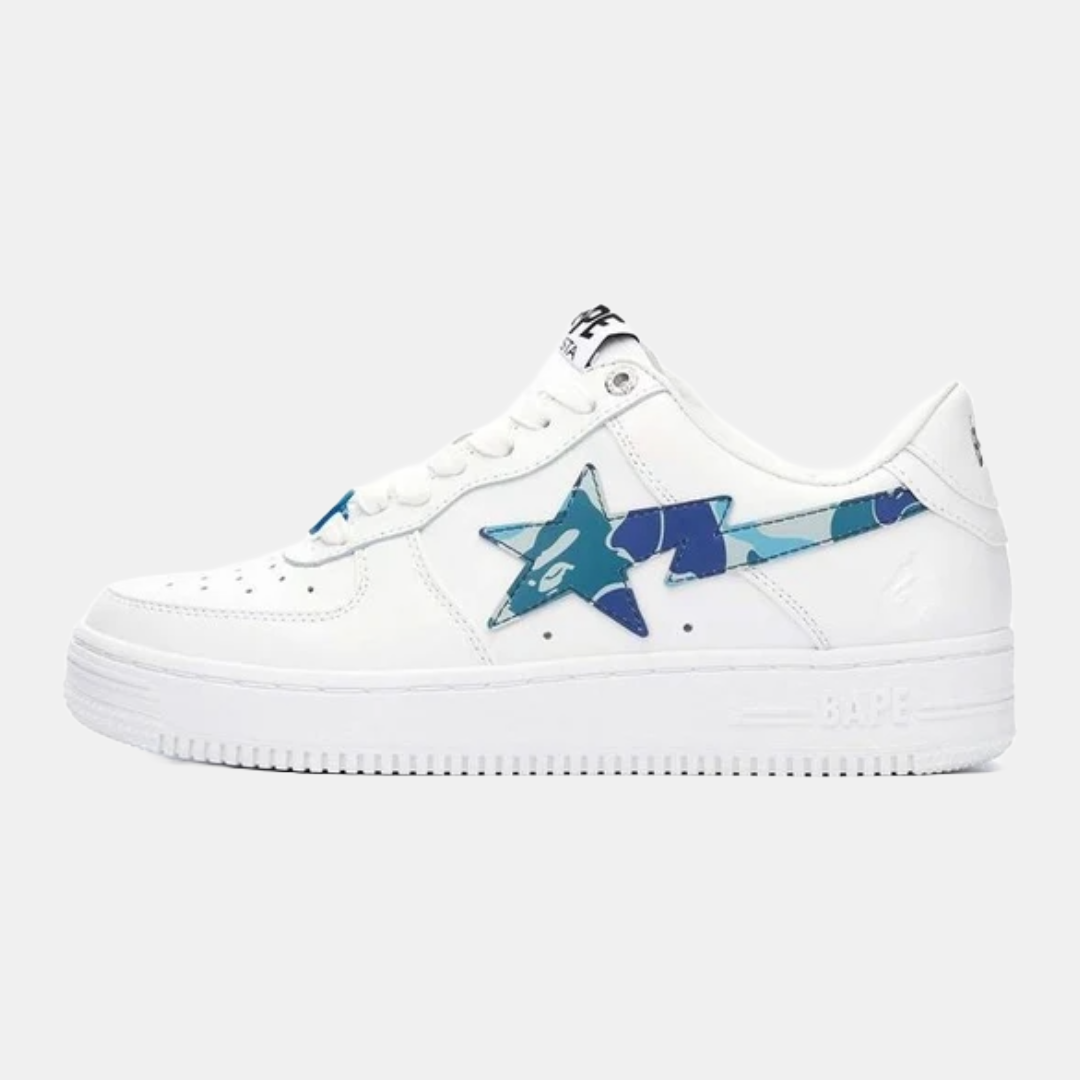 Bape Sta White & Blue camo