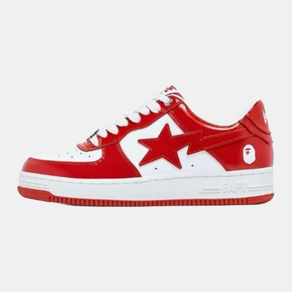 Bape Sta White & Red