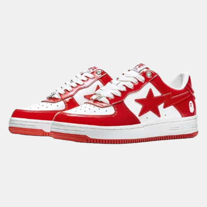 Bape Sta White & Red