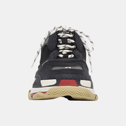 Balenciaga Triple S Black & White & Red