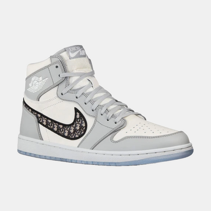 Jordan 1 High OG X Dior 'White Wolf Grey'