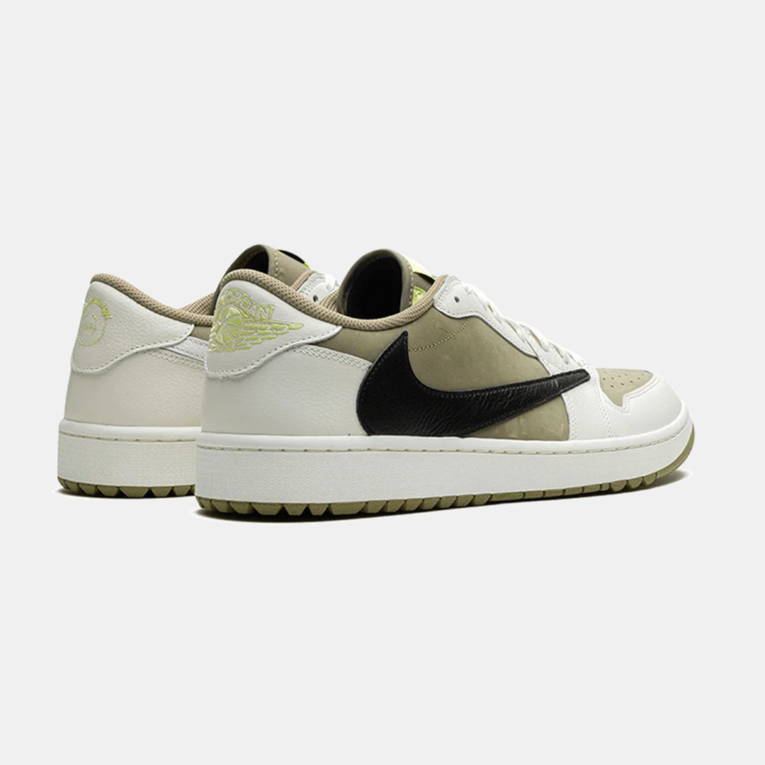 Jordan 1 Low Golf Travis Scott Neutral Olive