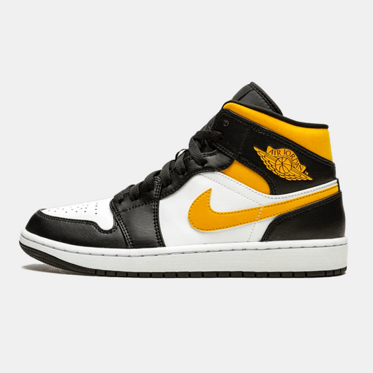 Jordan 1 Mid - White Pollen Black