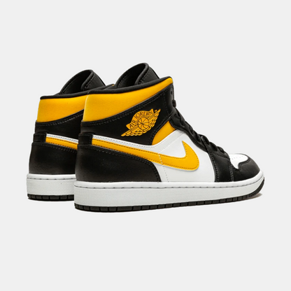 Jordan 1 Mid - White Pollen Black