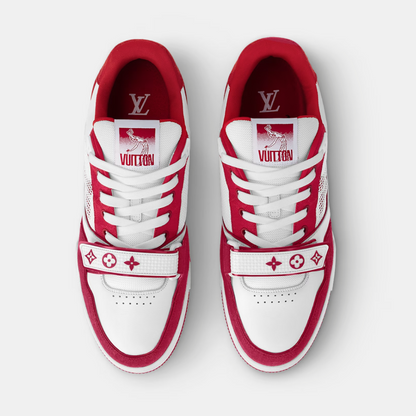 Louis Vuitton Trainer Velcro - Red & White