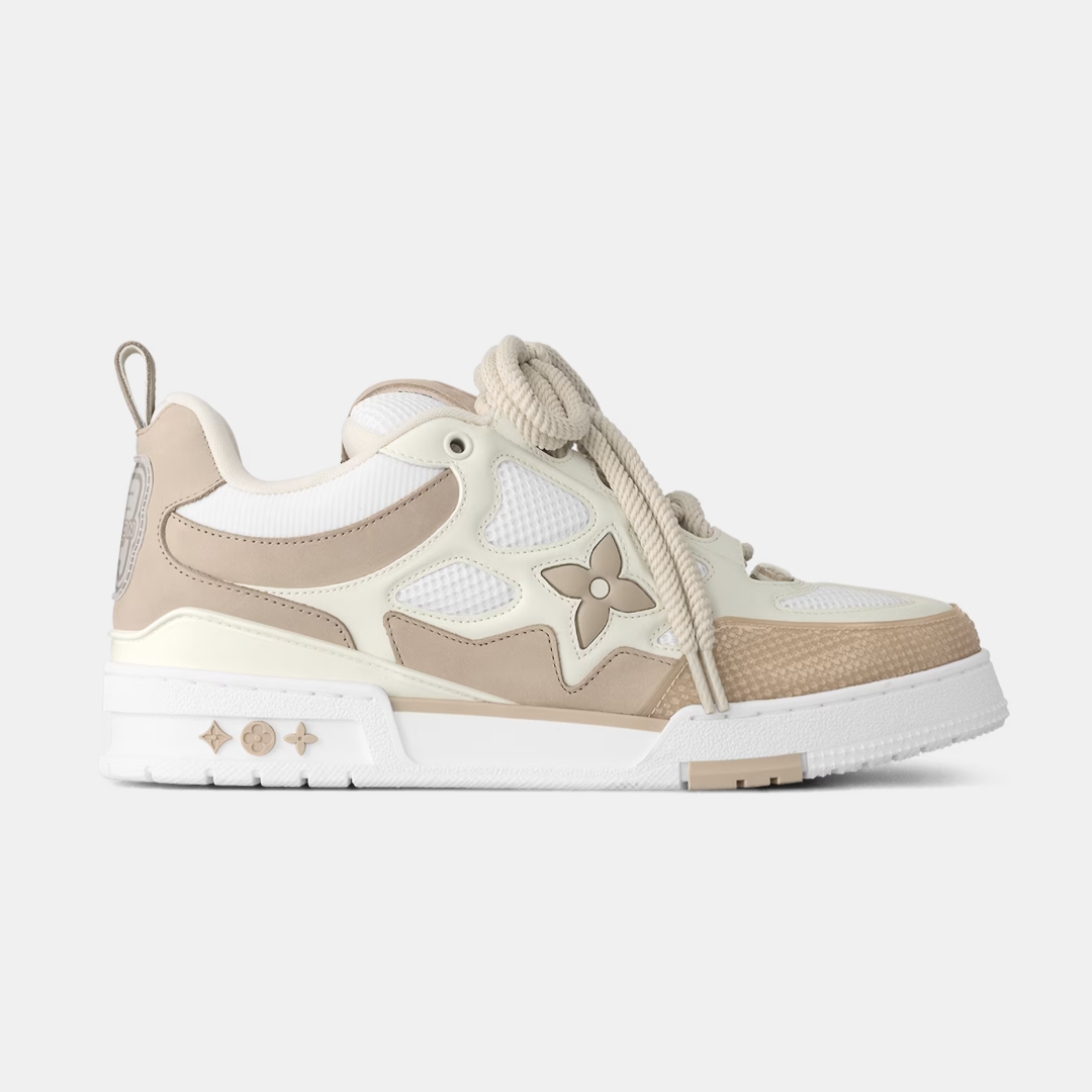 Louis Vuitton Skate - Brown & White