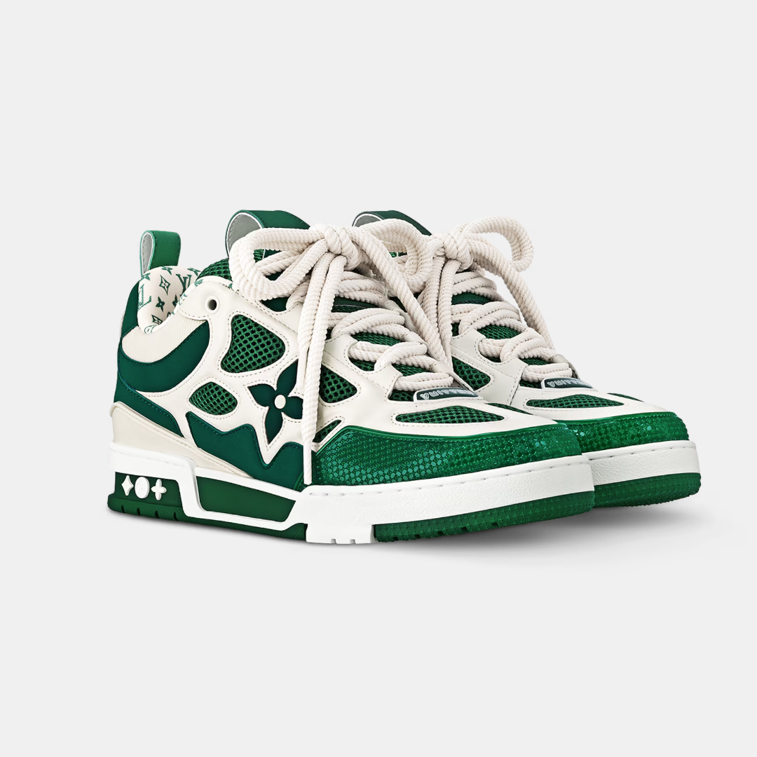 Louis Vuitton Skate - Green & White