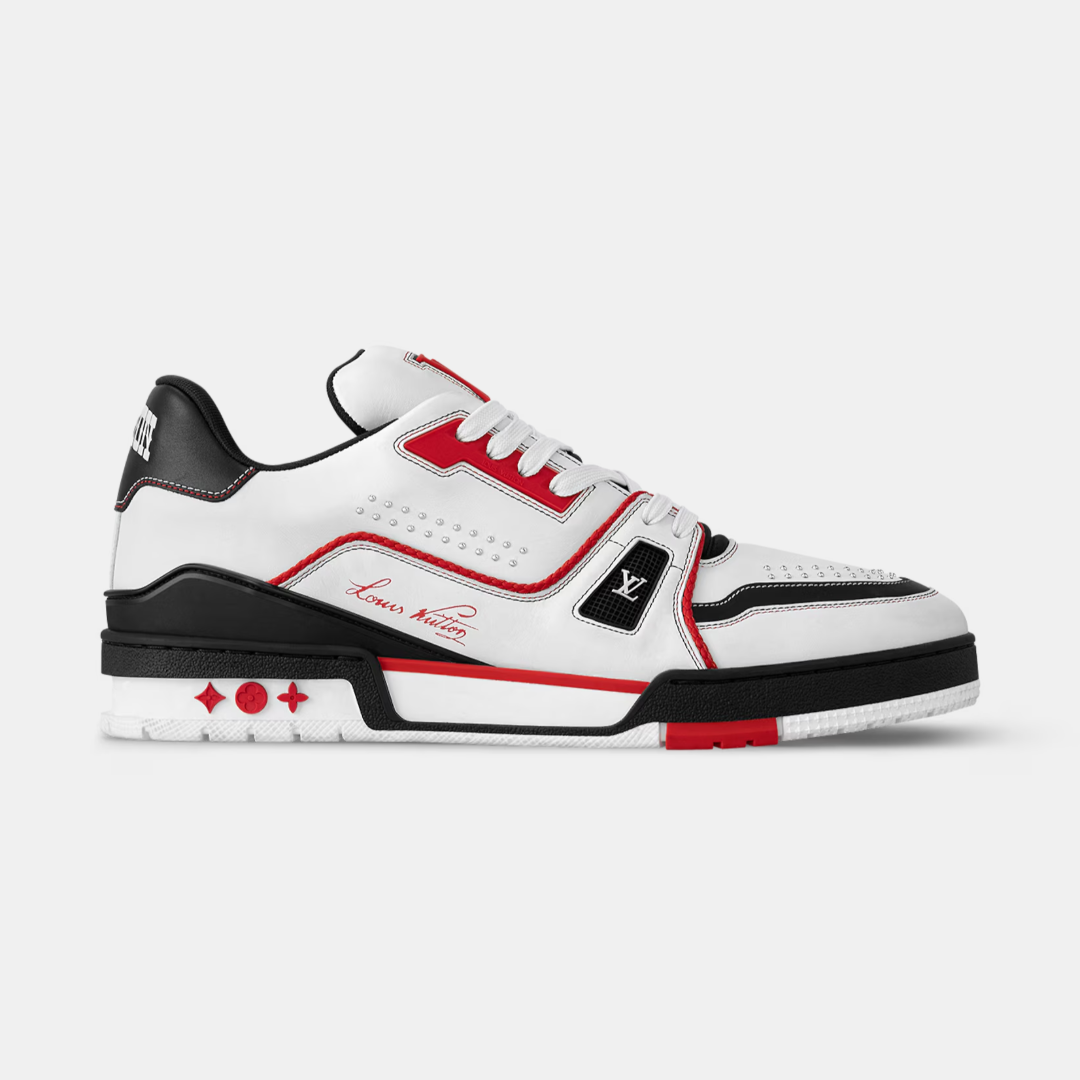 Louis Vuitton Trainer - Black & White & Red