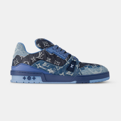 Louis Vuitton Trainer - Blue & Dark Blue Denim