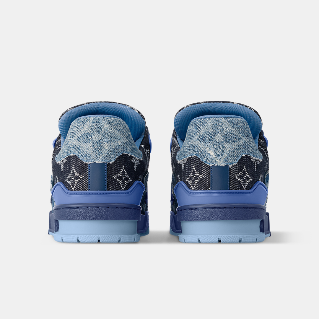 Louis Vuitton Trainer - Blue & Dark Blue Denim