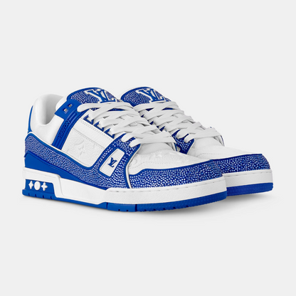 Louis Vuitton Trainer - Blue & White.