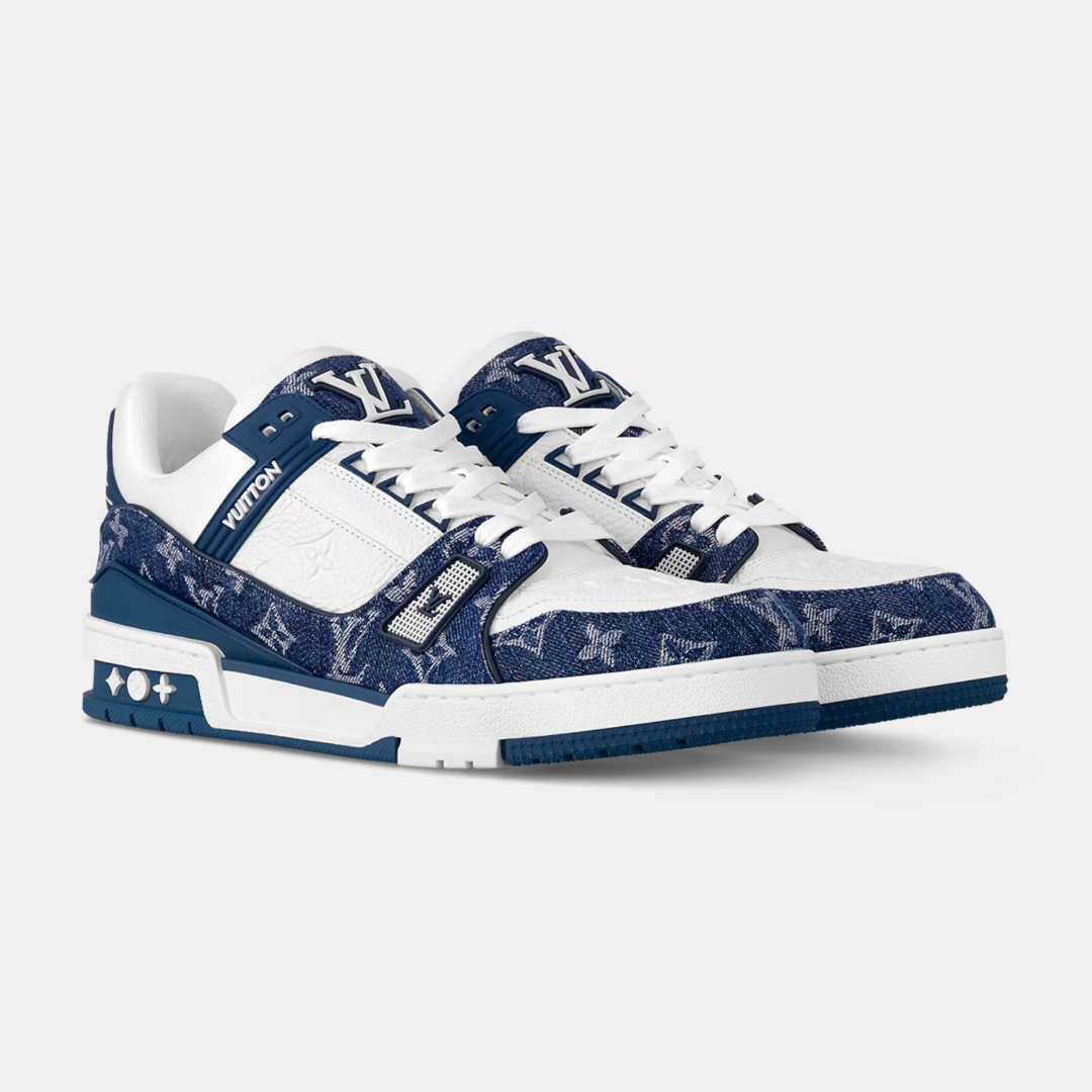 Louis Vuitton Trainer - Blue & White