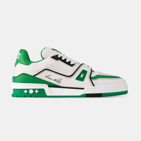 Louis Vuitton Trainer - Green & White