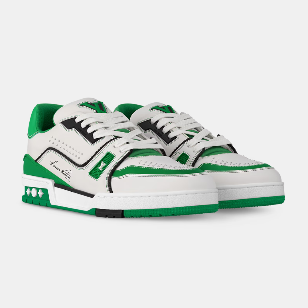 Louis Vuitton Trainer - Green & White