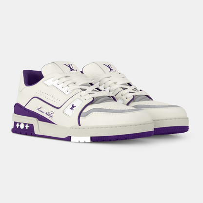 Louis Vuitton Trainer - Purple & White