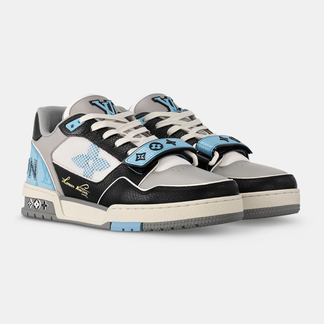 Louis Vuitton Trainer Velcro - Blue & Black