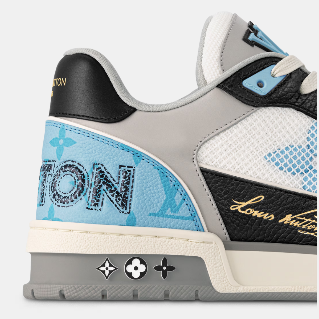 Louis Vuitton Trainer Velcro - Blue & Black