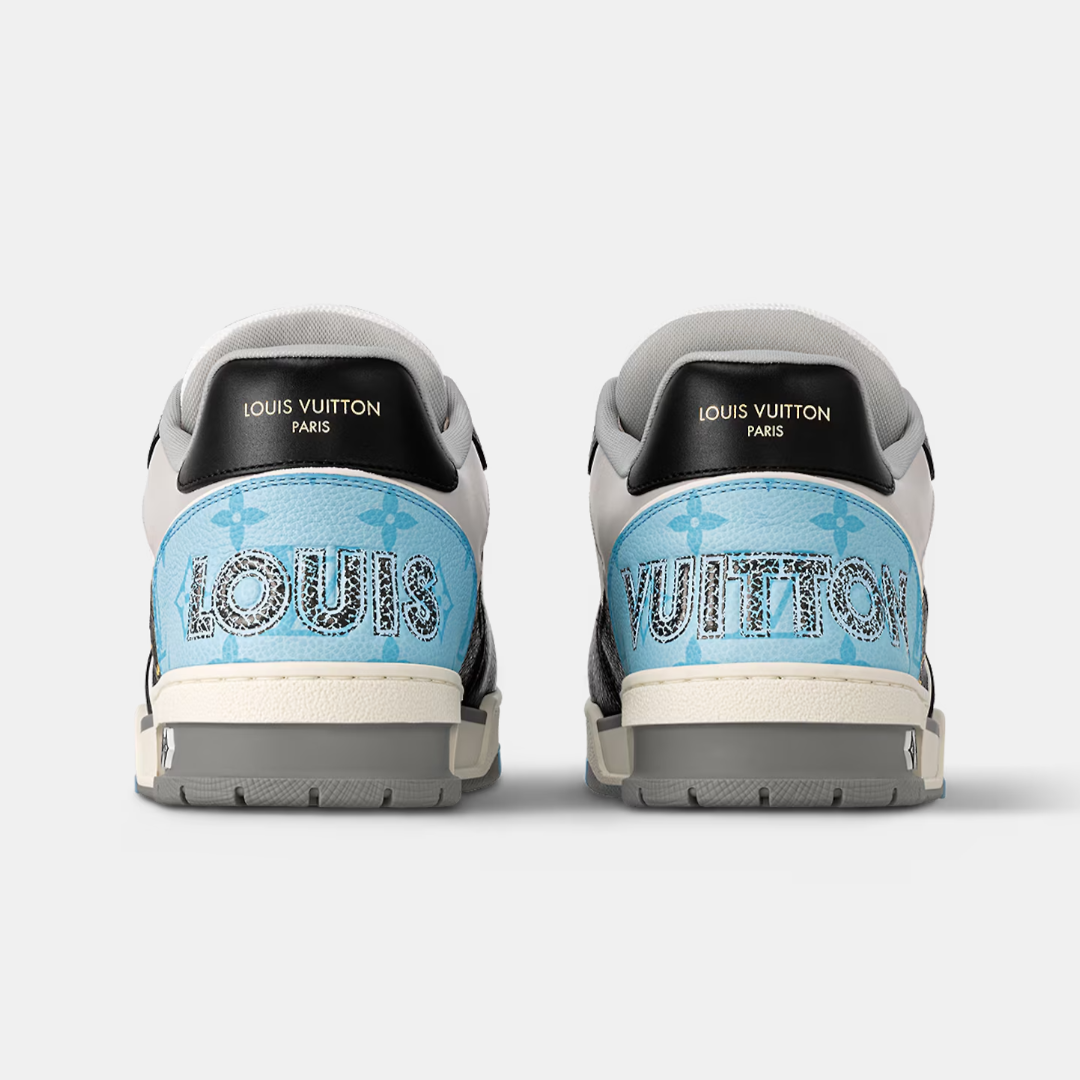 Louis Vuitton Trainer Velcro - Blue & Black