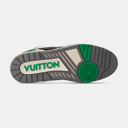 Louis Vuitton Trainer Velcro - Green & Black