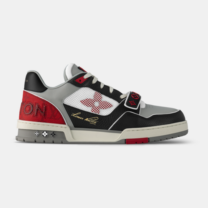 Louis Vuitton Trainer Velcro - Red & Black