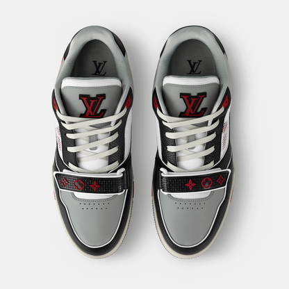 Louis Vuitton Trainer Velcro - Red & Black