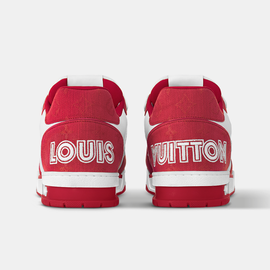 Louis Vuitton Trainer Velcro - Red & White