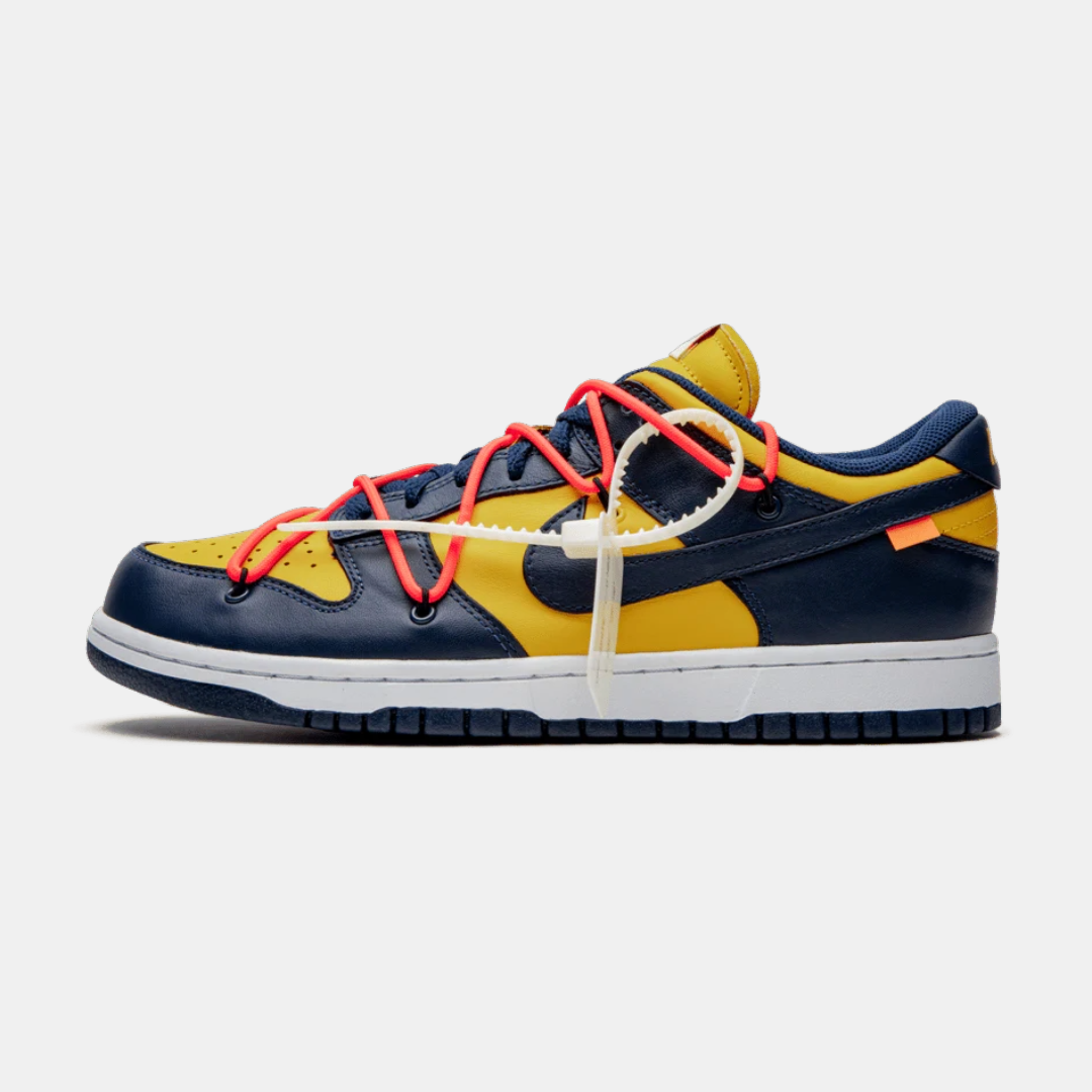 Nike Dunk Low - Off-White University Gold Midnight Navy