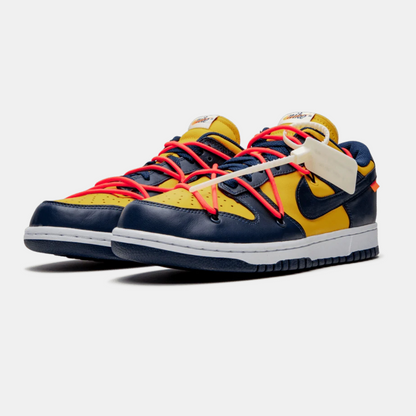 Nike Dunk Low - Off-White University Gold Midnight Navy