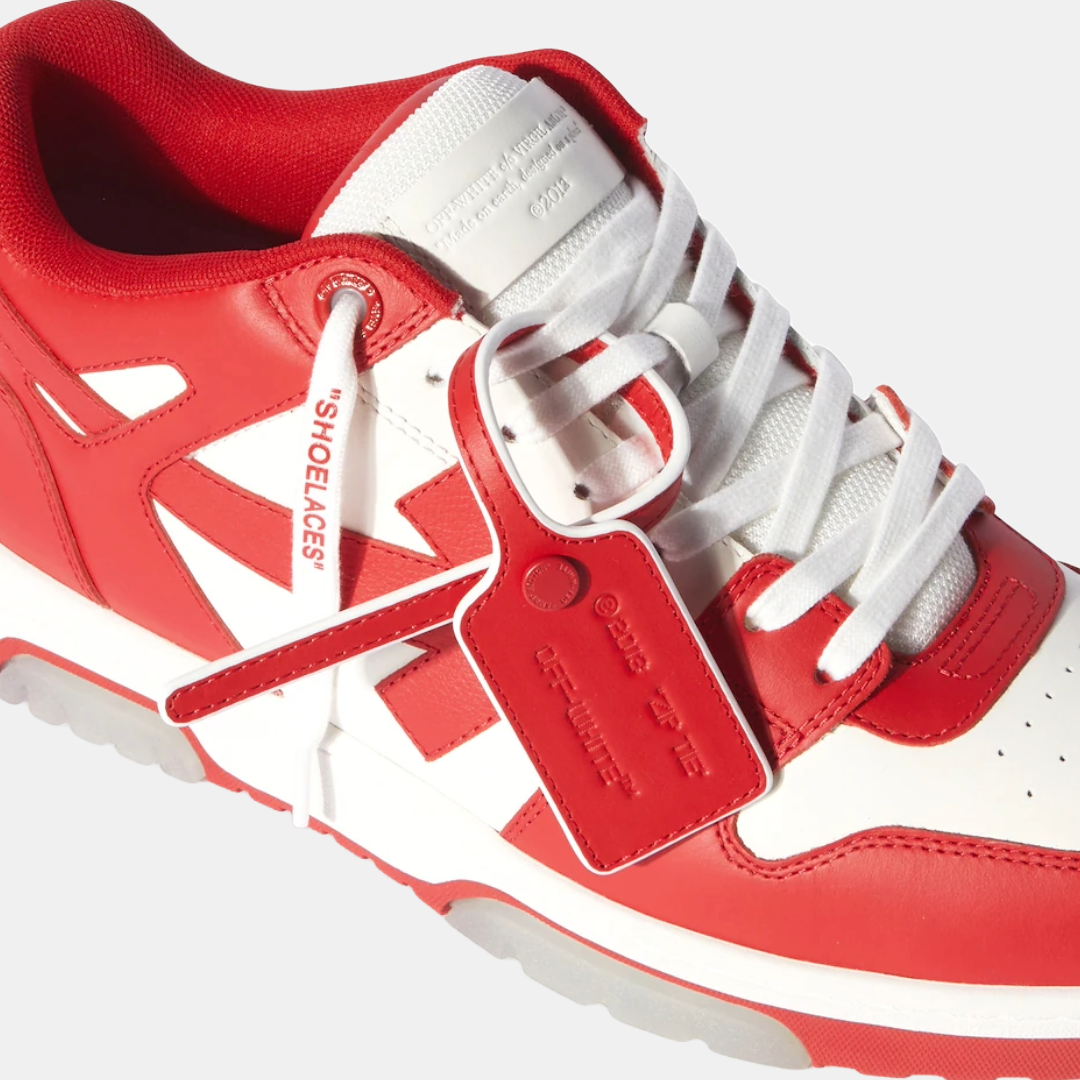 Off White Out Of Office Red & White